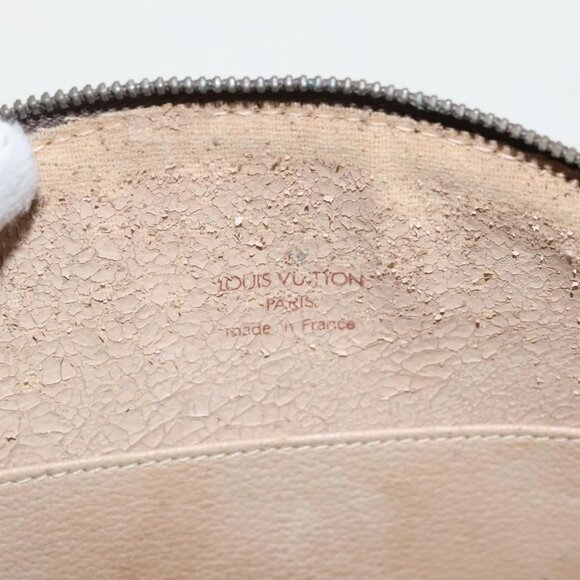 LOUIS VUITTON Monogram Trousse Demi Ronde Cosmetic Pouch M47520 LV Auth 98575 - Picture 10 of 16
